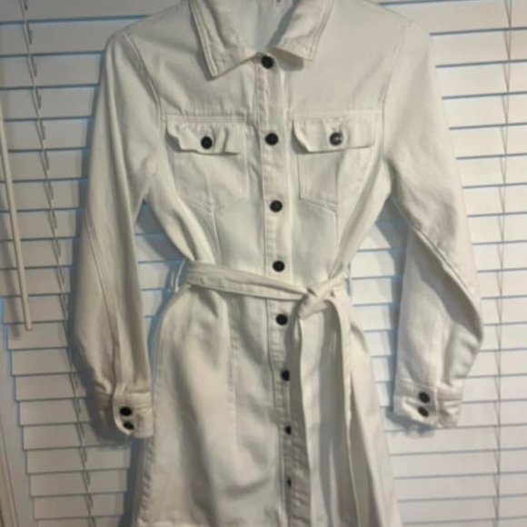 White Denim Dress - Style Rack LA - Picture 2 of 2